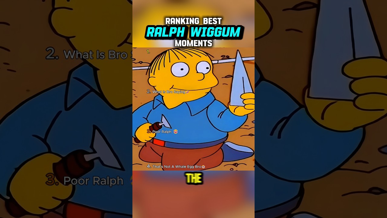Ralph Wiggum Best Moments 😭                      #shorts