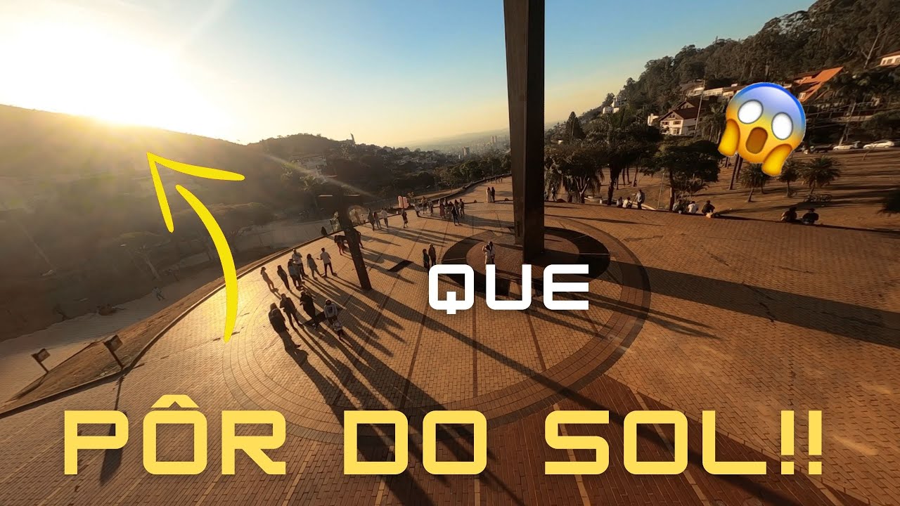 o MAIS BONITO pôr do SOL de BH - Praça do Papa - Drone FPV