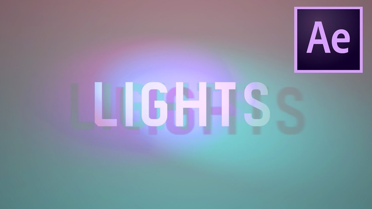 Adobe After Effects Lights for Beginners (Less than 5 Min!) YouTube