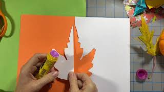 Creating a Symmetrical Leaf Art Project