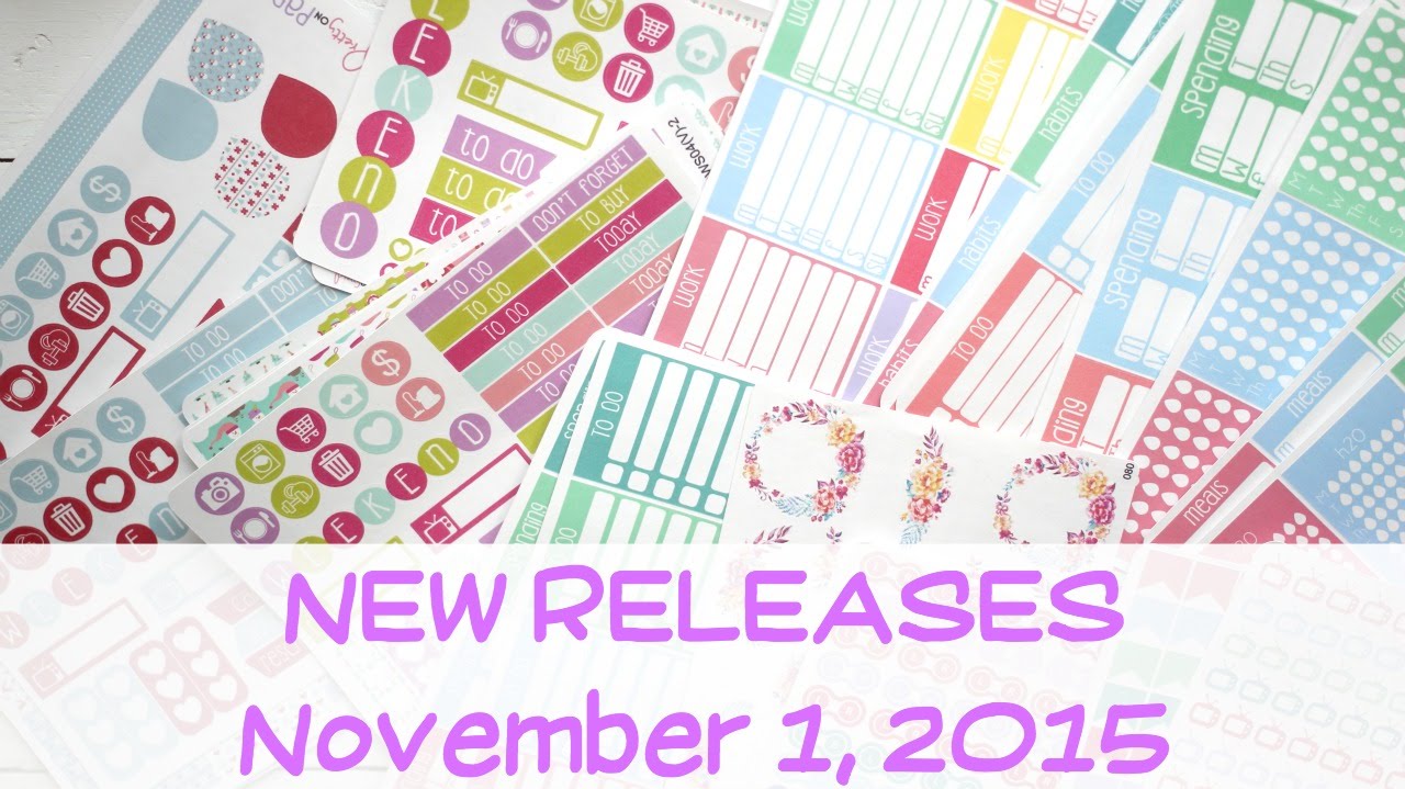 Pretty on Paper Co New Releases! November 1, 2015
