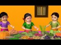 Kuragayalu - Vegetables - 3D Animation Telugu Rhymes for children