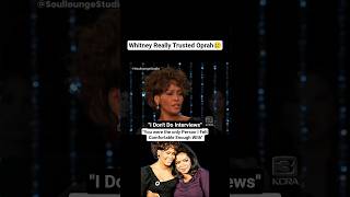 Whitney Houston Really Trusted Oprah | (2009, Interview) #viral