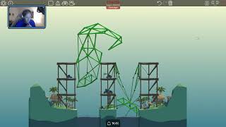 Poly Bridge Solution - [The Two Towers 7-15]