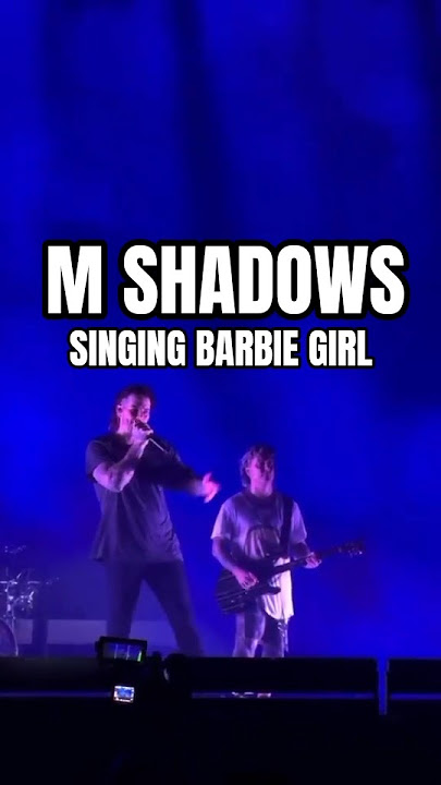 AVENGED SEVENFOLD - M SHADOWS singing the Barbie girl song #avengedsevenfold #mshadows #shorts