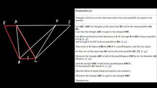 Euclid's Elements - Book 1, Proposition 37