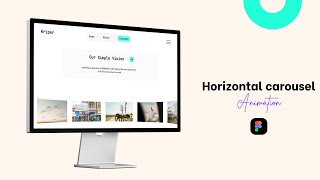 Smooth Horizontal Carousel Animation UI in Figma (Step-by-Step) 🔥#carouselanimation #figma
