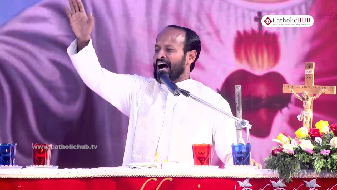 PREACHING BY/- Rev. Fr. Dinny VC @ Divine Renewal Retreat Centre, Margherita, INDIA.11-12-16