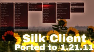 Silk Client Showcase | Mace, Crystal PvP, NethPot | 1.21.11 | Undetected 