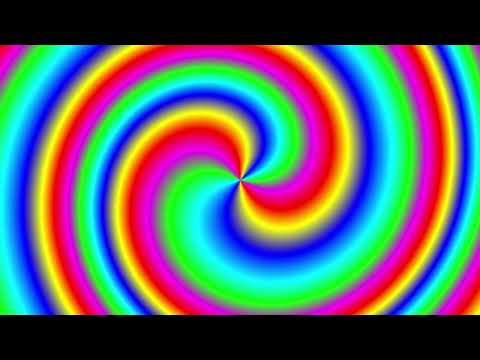 Color Changing Spiral 1 HOUR | Rainbow Color Changing Screen Video ...