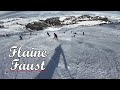 Ref:32tGY2ojyXw Skiing in flaine - faust | 4km red slope top to bottom