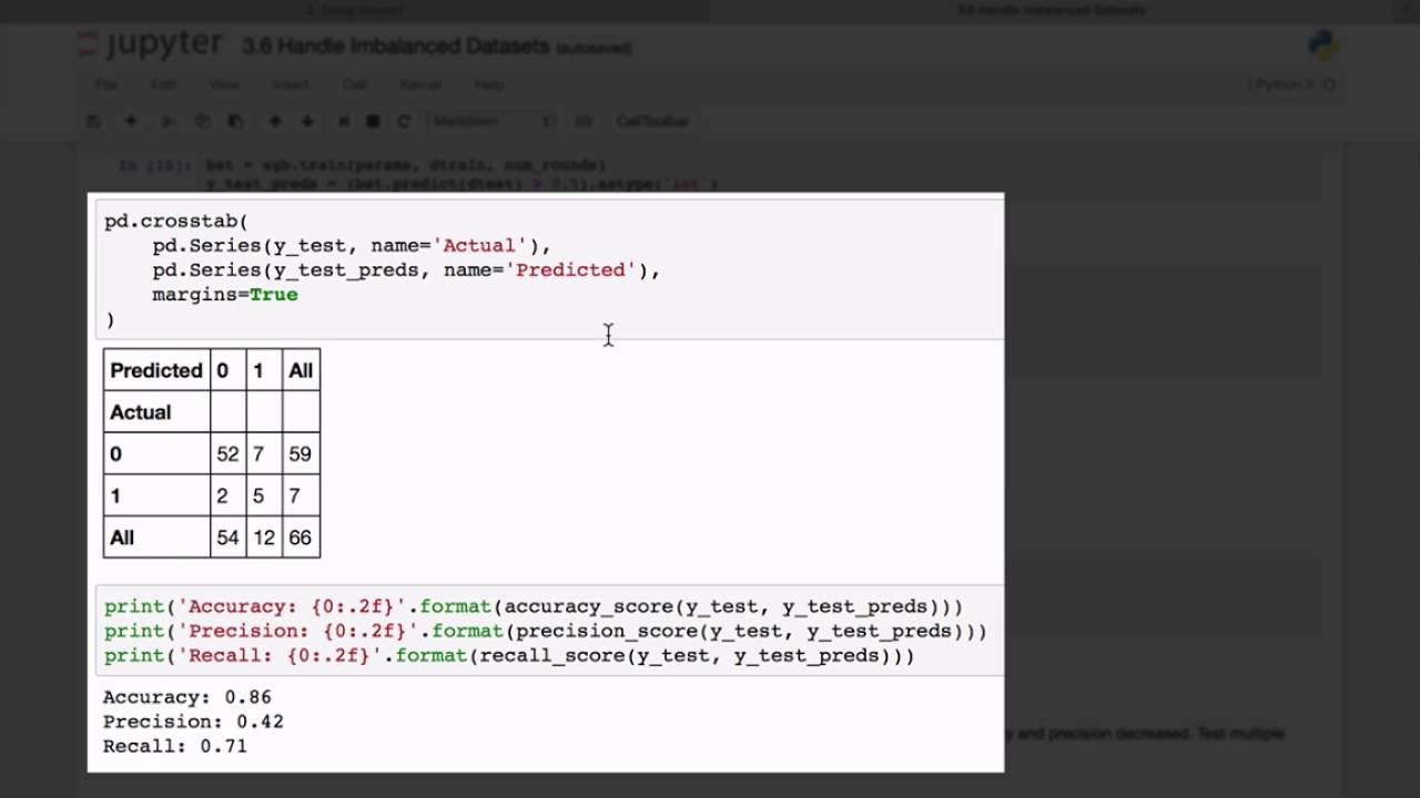Practical XGBoost in Python - 2.6 - Handle Imbalanced Dataset - YouTube