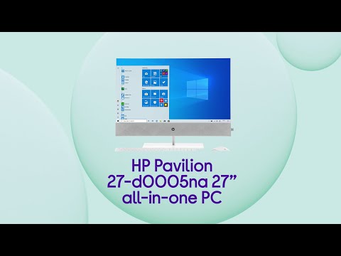 HP Pavilion 27-d0005na 27" All-in-One PC - White | Product Overview | Currys PC World