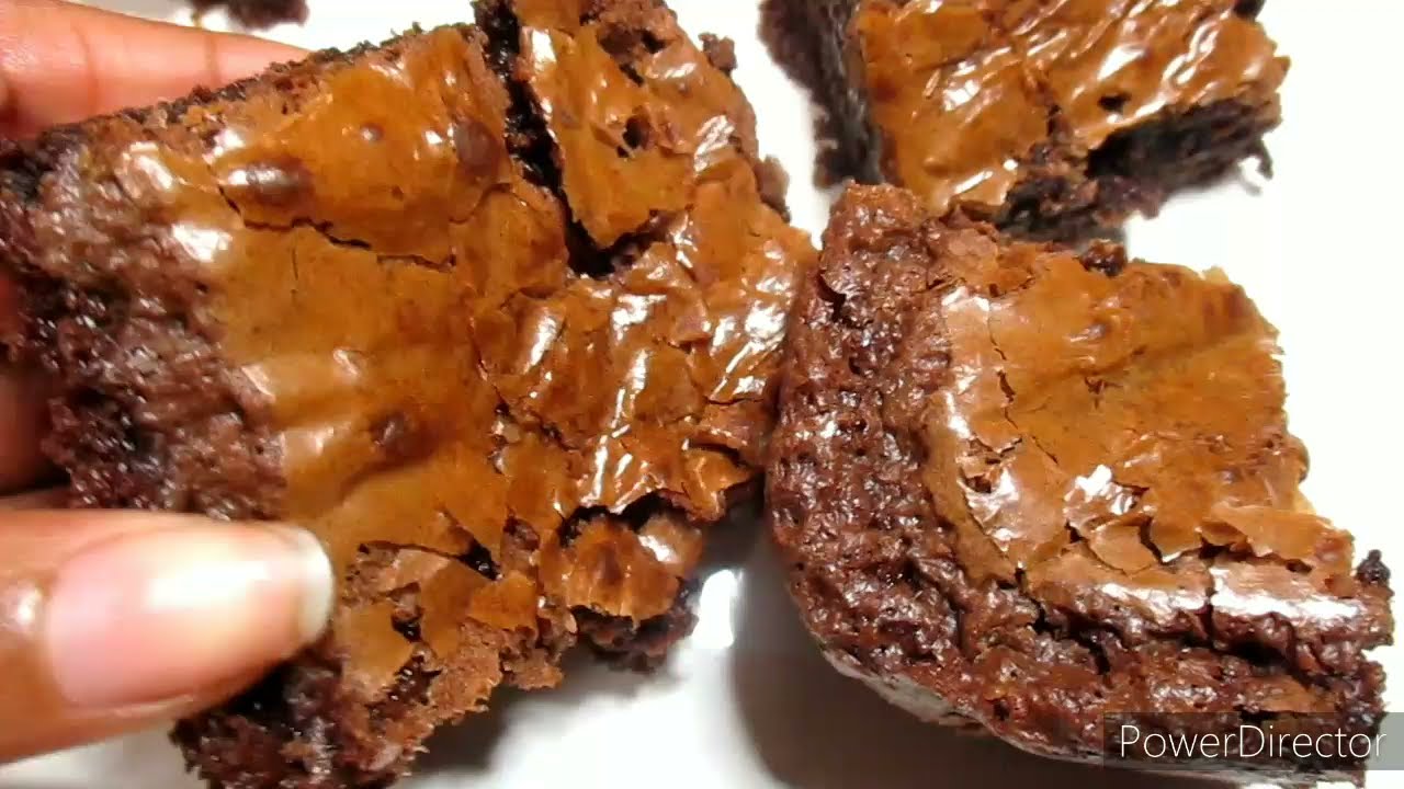 How to make fudgy chocolate brownies |with self rising flour - YouTube