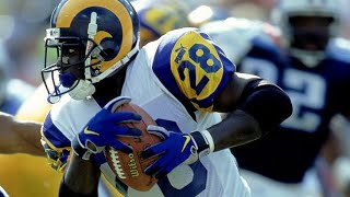 The Greatest Running Back Of all Time Marshall Faulk Career Highlights 
