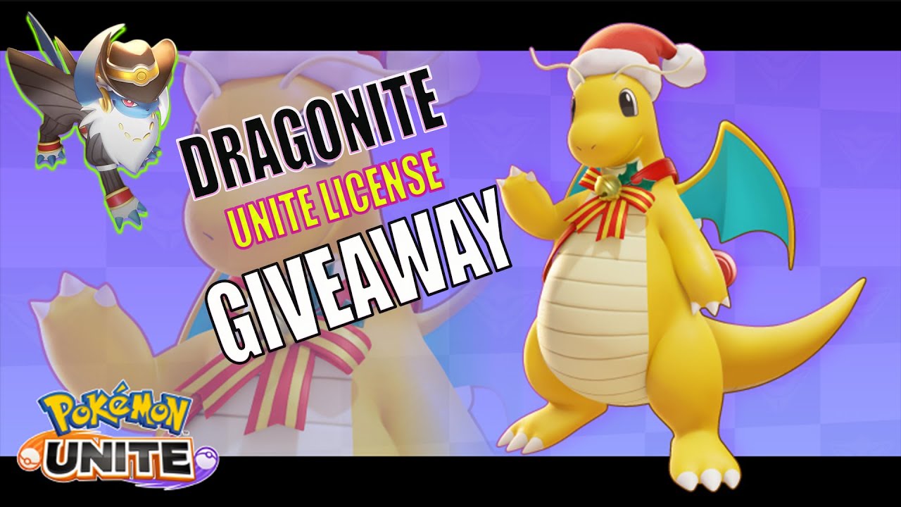 DRAGONITE GIVEAWAY WINNER ANNOUNCEMENT | POKEMON UNITE GAMEPLAY LIVE ...