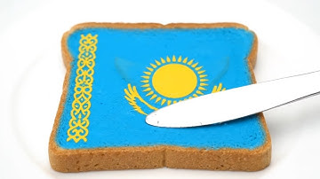 Creating World Flags on Toast 🍞 | The Most Satisfying ASMR Animation