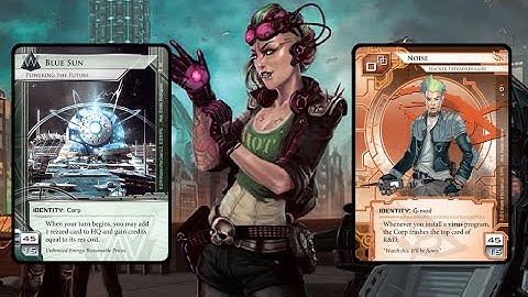 Android Netrunner: Blue Sun Glacier vs. Noise