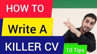 How to write  a CV / [ How to write a CV 10 Tips ] /Hindi Urdu