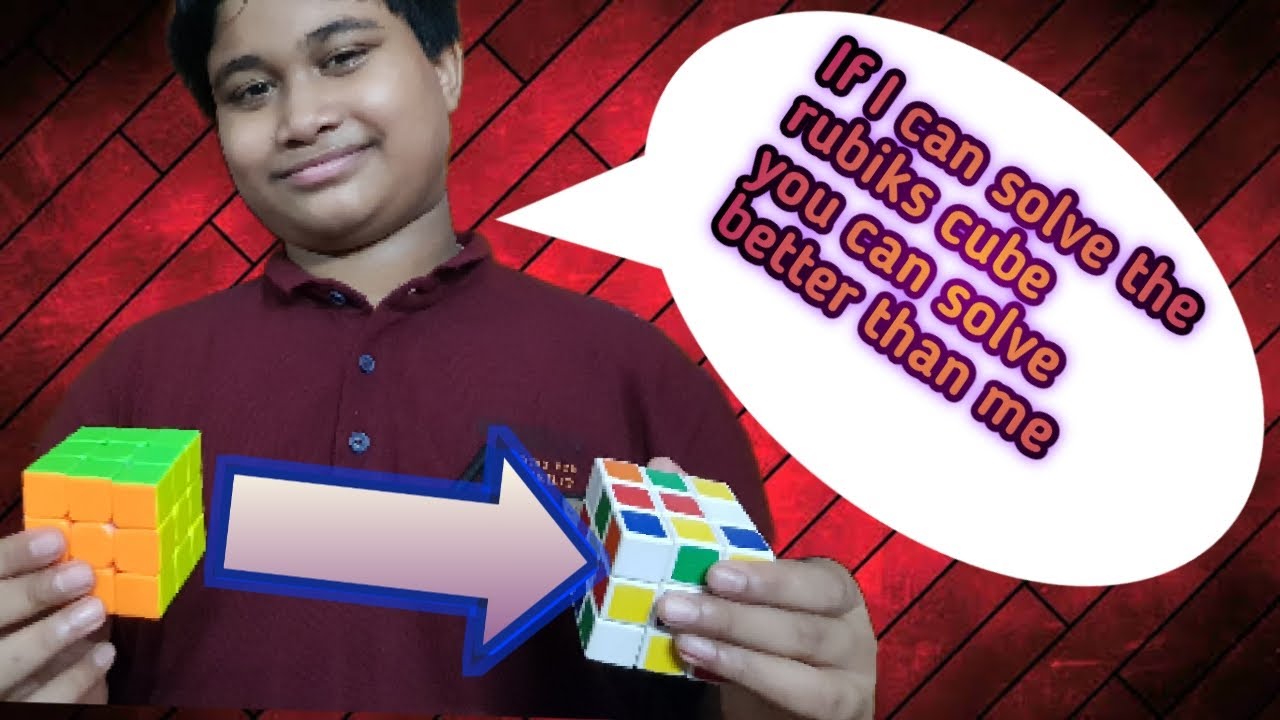 3 by 3 Rubik's cube tutorial for beginners - YouTube