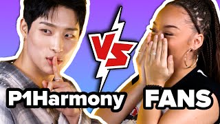 P1Harmony (피원하모니) Surprise Their Fans With A Staring Contest