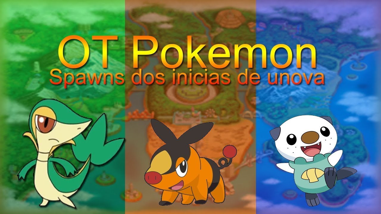 Os Pokémons iniciais de Unova (Snive)