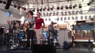 Conor Oberst gets an unexpected guest onstage