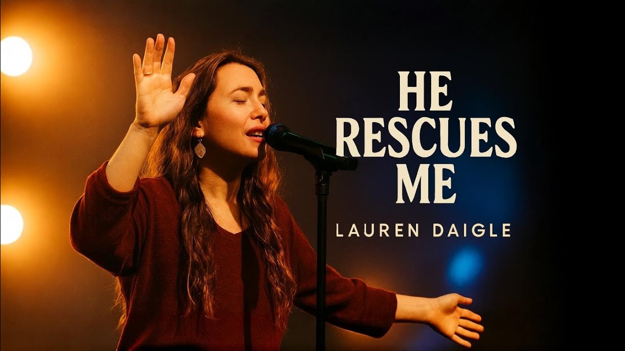 Lauren Daigle - He Rescues Me(Official Lyrics Video)