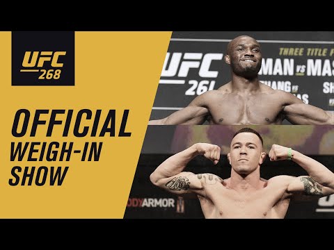 UFC 268: Live Weigh-in Show