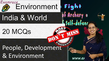 People, Environment & Development: Expected MCQs NTA NET Paper 1 December 2019|UPSC Prelims 2020