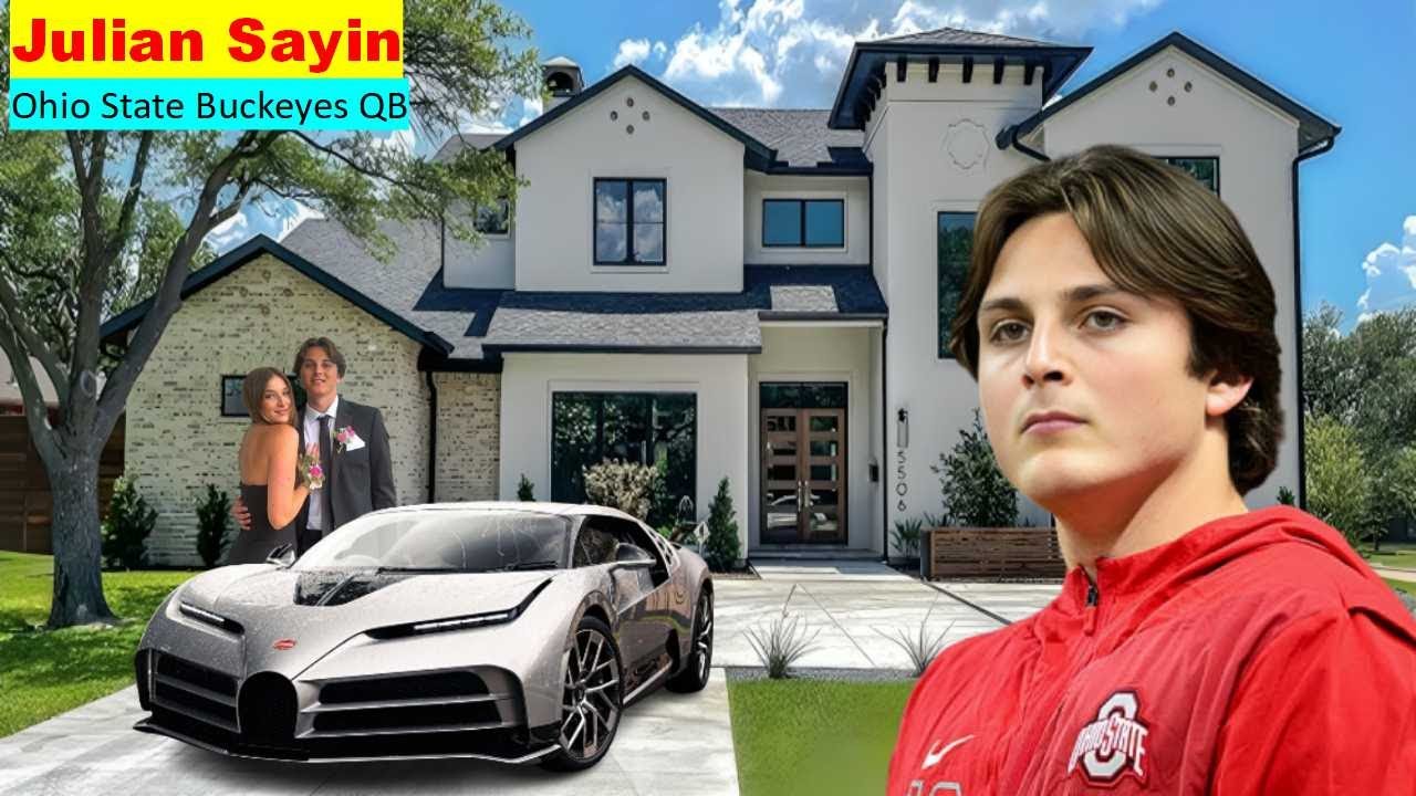 Познакомьтесь с историей жизни девушки квотербека команды Ohio State Buckeyes Джулиана Сайина: во...