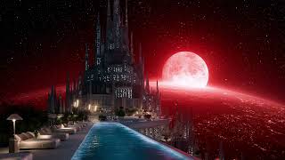 Shadows in the Galaxy ✦ Dark Ambience and Futuristic Cosmic Skyline