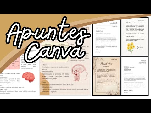COMO HACER APUNTES BONITOS EN CANVA | apuntes minimalistas