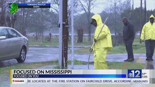 Storm damage in Adams County