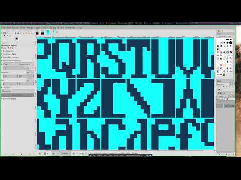 Converting true type font to bitmap image in C. TTF2BMP