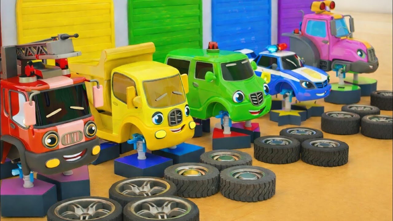 studying shapes and colors - More Kids Songs - Baby Nursery Rhymes & Kids Songs