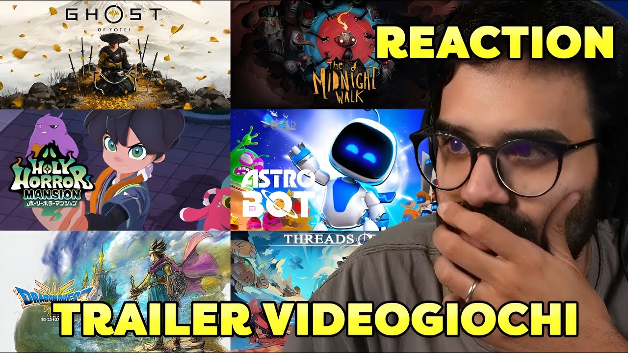 DARIO MOCCIA REAGISCE ai TRAILER di GHOST of YOTEI, HOLY HORROR MANSION, DRAGON QUEST, MIDNIGHT WALK
