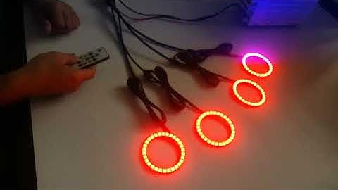 misun auto - RF setting for 12v SRGB LED halos