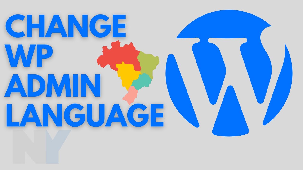 How to change WordPress Admin Dashboard Language - YouTube