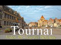 Tournai  belgique  4k  walking   city of tournai  virtual tours