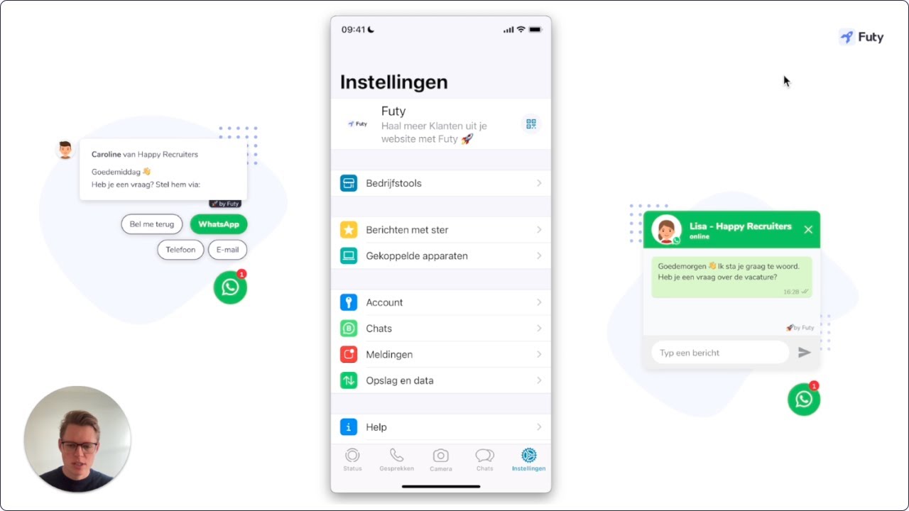 Auto reply instellen WhatsApp  YouTube