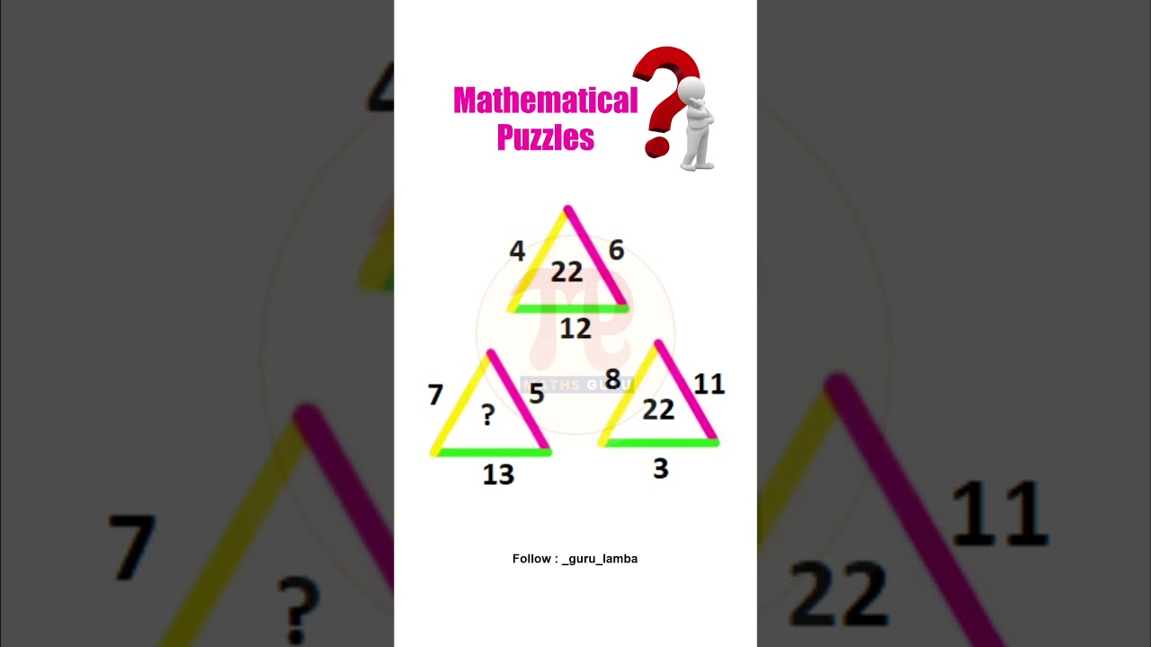 Solve This Puzzle..🫵🏻🫵🏻 Maths By Rajesh Lamba Sir ||