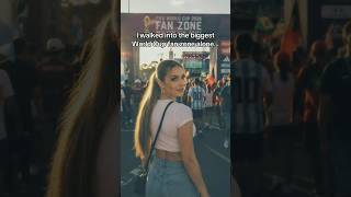 I walked into the biggest World Cup fan zone alone… #fifa #football #worldcup #shakira #fans #viral