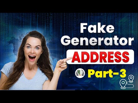 #3 Fake Address Generator using Python Faker Library Tutorial