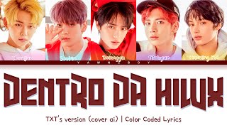 [AI COVER] TXT - Dentro da Hilux | Color Coded Lyrics (PT-BR)