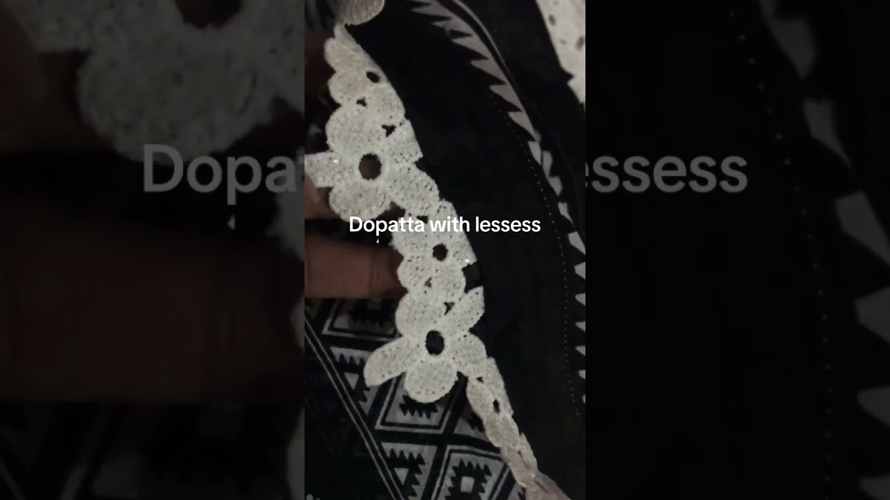 Dopatta with Lessess