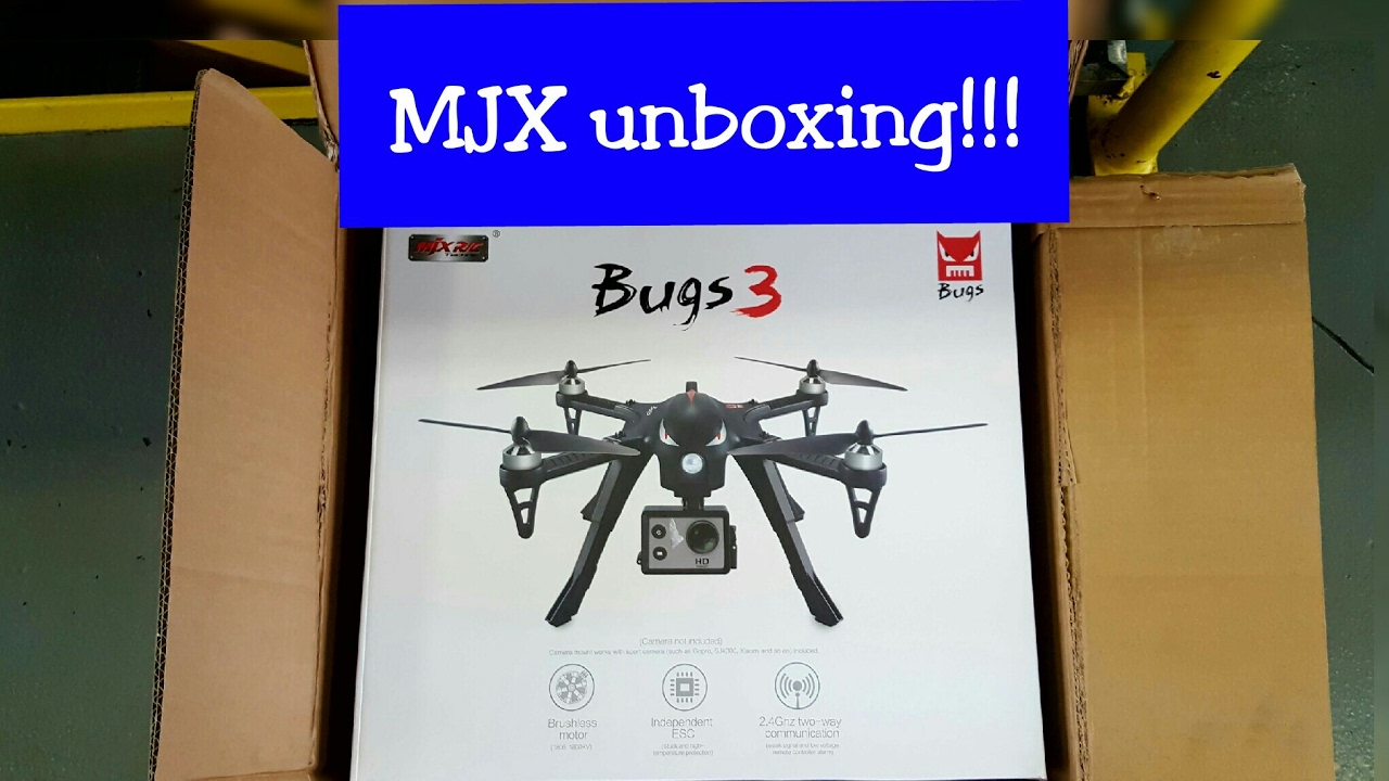 MJX Bugs 3 unboxing & start up