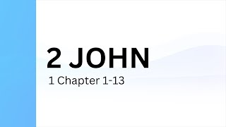 2 John Chapter 01 | Holy Bible - Indian Sign Language Version (ISLV)