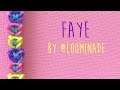Rainbow Loom Bands Faye by @Loominade tutorial