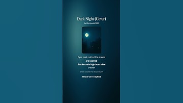 Thumbnail of Dark Night (Cover) #aisong #music #song #fantasy #suno